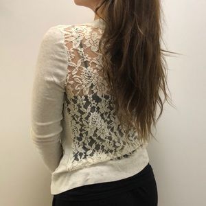 Cream cardigan